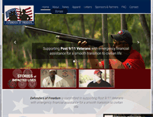 Tablet Screenshot of defendersoffreedom.us